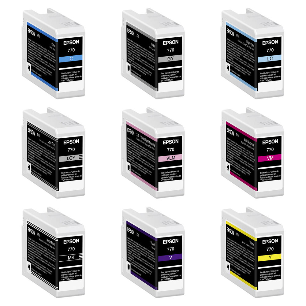 Epson Cartucho UltraChrome PRO10 para Impresora Fotográfica SureColor P700 - 9 Tintas Arc