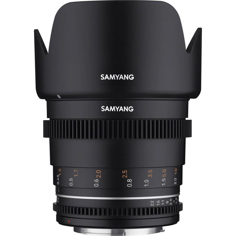 Samyang 50mm T1.5 VDSLR MK2 Lente Cine MFT, Iris de 9 Palas, Sellado contra Climas