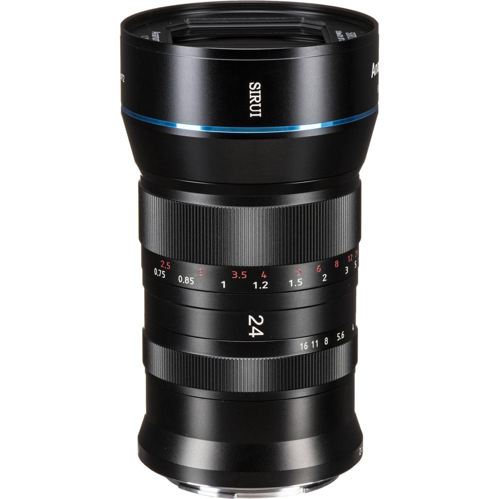 Sirui 24mm f/2.8 Anamorphic 1.33x Lens para Nikon Z - Óptica Schott, Formato 2.4:1, Dista