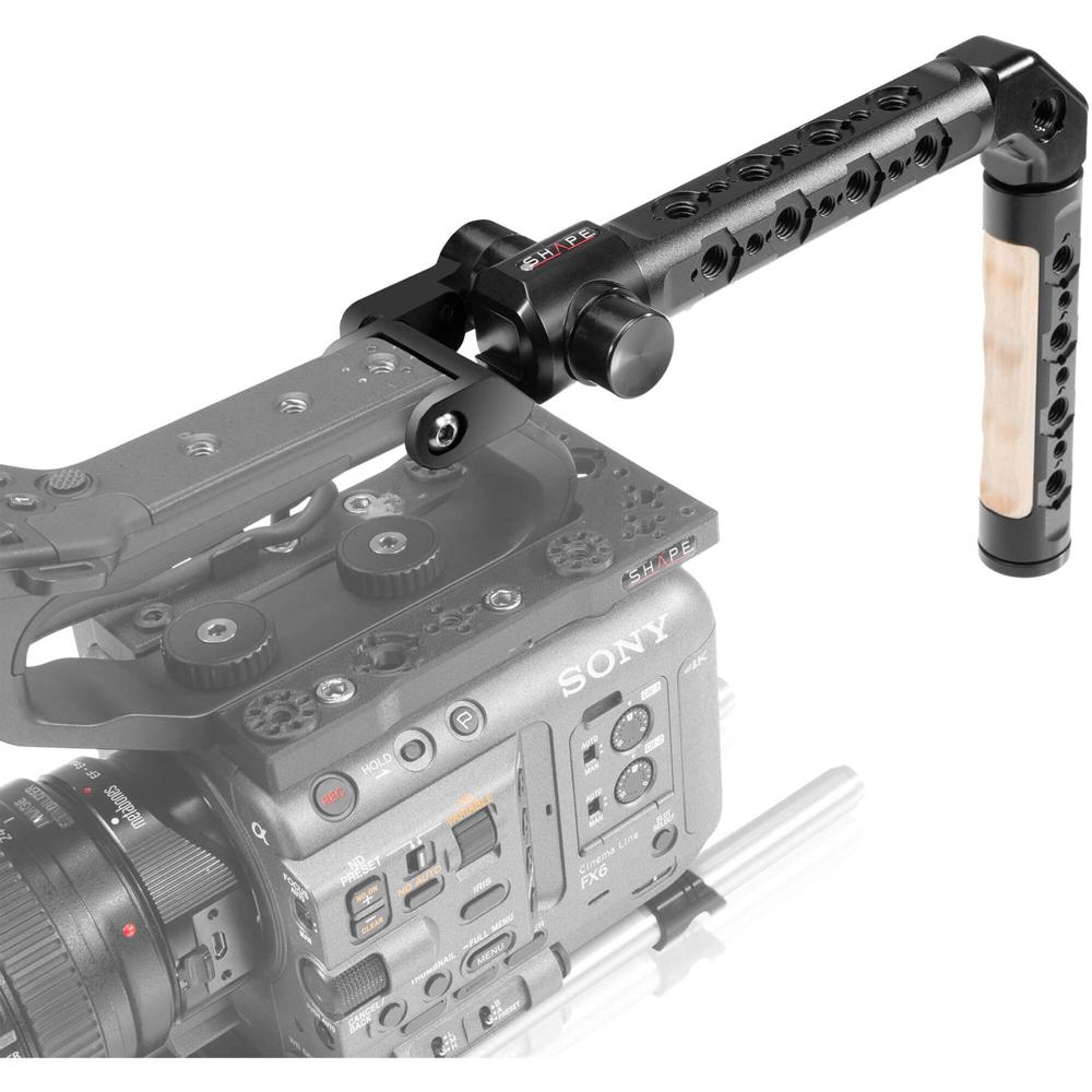 SHAPE Controlador Top Handle para Sony FX6 - Diseño Modular de 2 Secciones con Agarre de