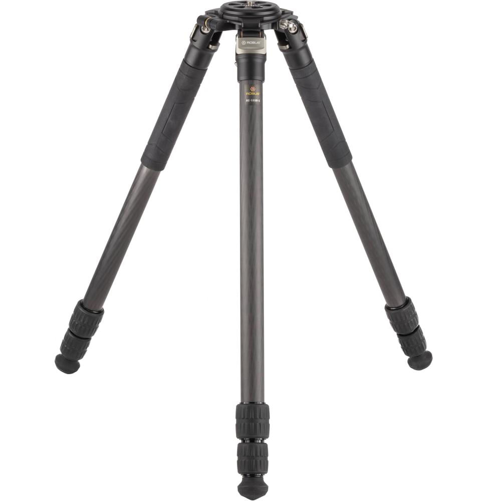 Robus Tripode de Carbono RC-5558-3 Vantage Series 3 - Capacidad de Carga 55 lb, Altura Má