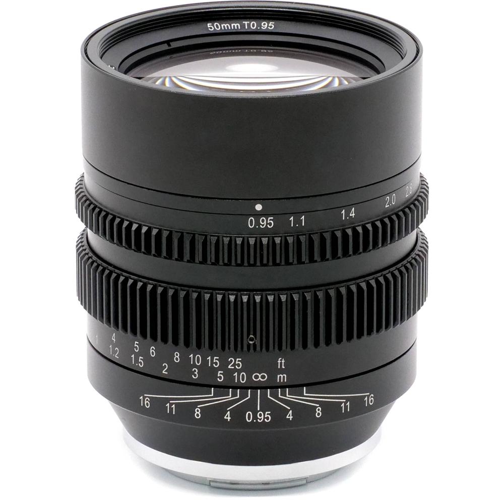 SLR Magic HyperPrime Cine 50mm T0.95 - Lente con Montura Fuji X, Iris Clickless, 12 Palas,