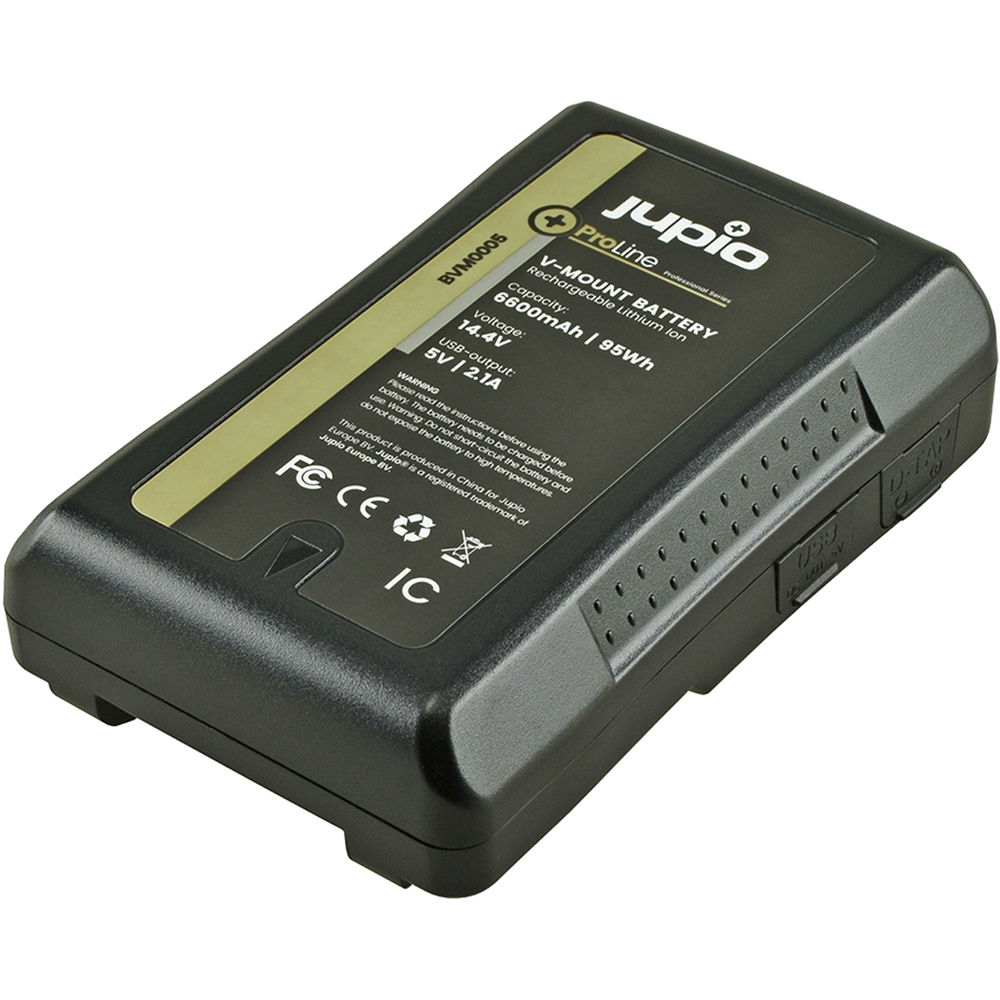 Batería Jupio ProLine 14.4V 95Wh V-Mount con D-Tap y USB