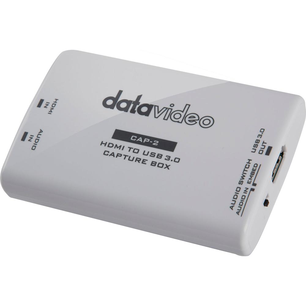 Datavideo Capturadora HDMI a USB 3.0 - Soporta hasta 1080p60, Audio Seleccionable, Compati
