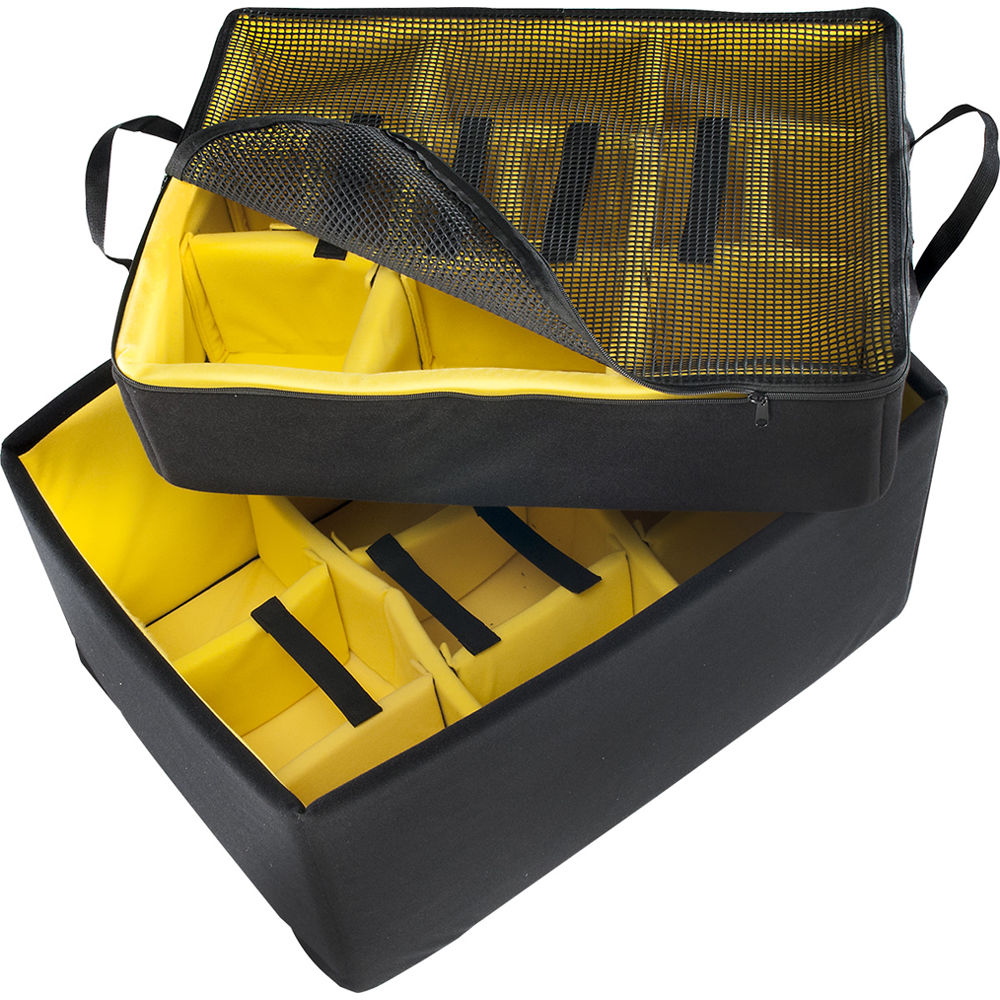 Pelican Set de Divisores Acolchados para Estuche 1637 Air - Interior Nylex Ajustable, Colo