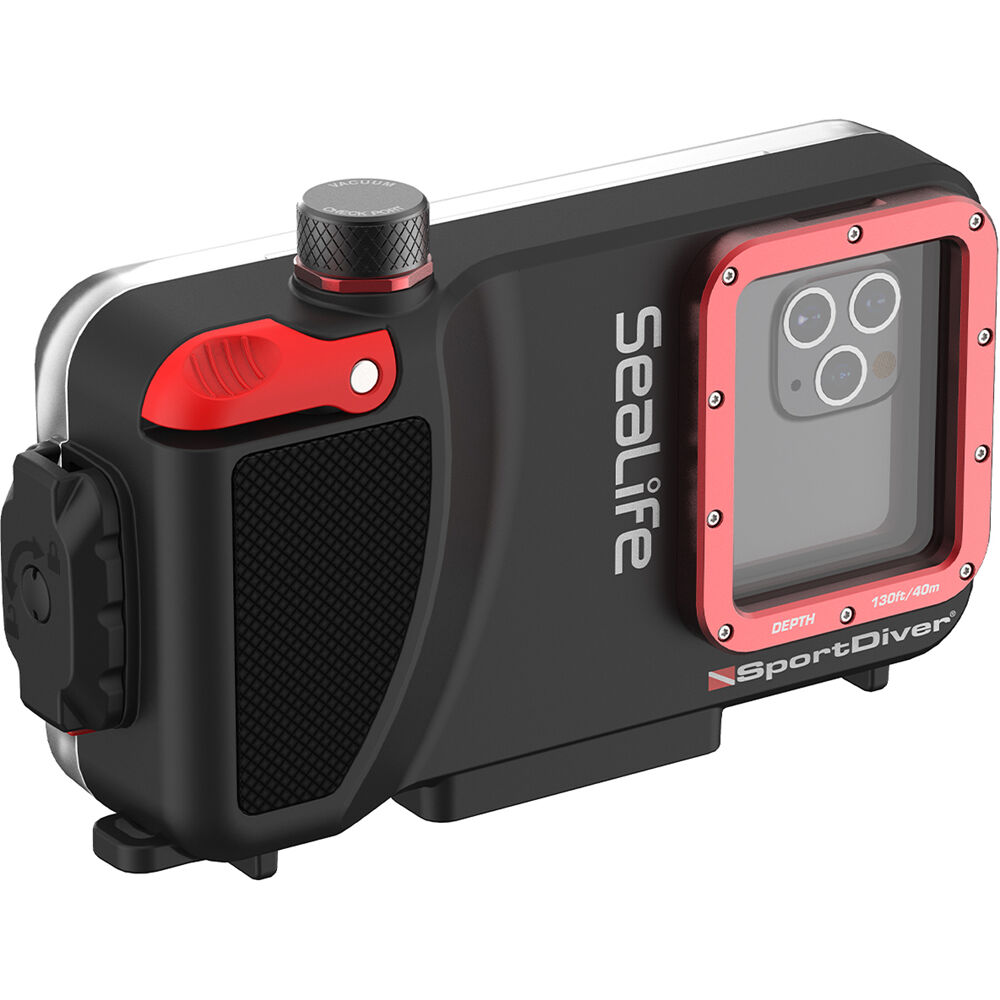 SeaLife SportDiver Carcasa Submarina para Smartphones - Profundidad 130', Sensor de Humeda