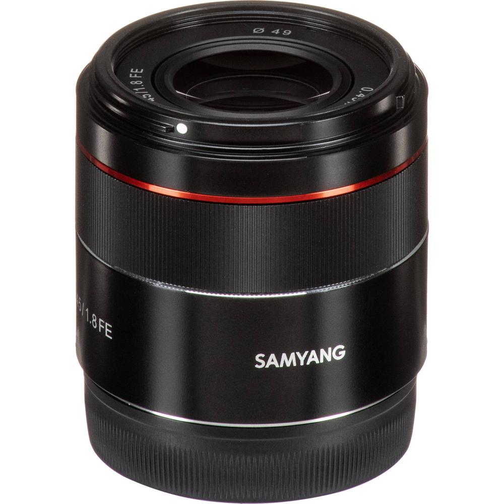 Samyang AF 45mm f/1.8 FE - Lente E-Mount para Sony Full-Frame, Apertura f/1.8, Motor AF ST