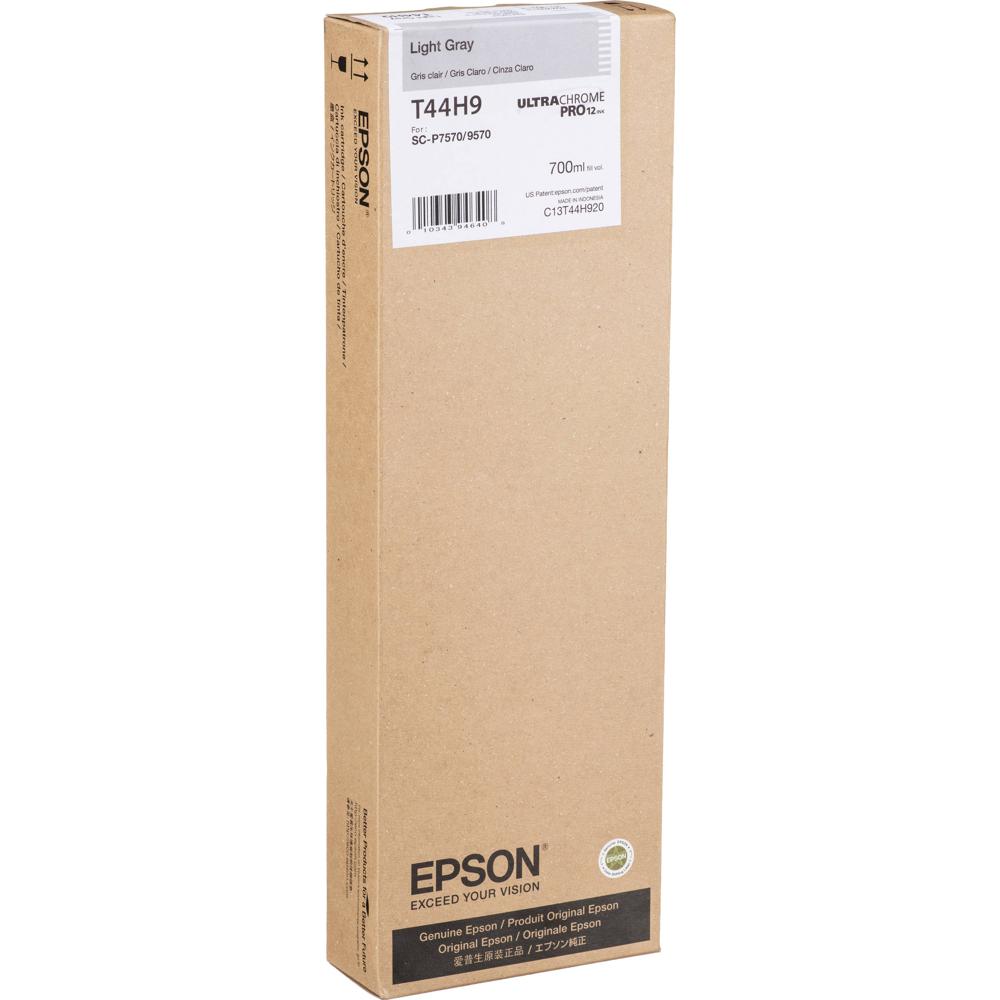 Epson Cartucho de Tinta UltraChrome PRO12 Light Gray 700mL para Impresoras SureColor P7570
