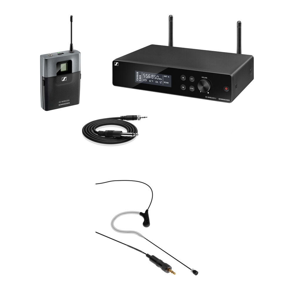 Sennheiser XSW2-CI1 Sistema de Micrófono Inalámbrico Rackmount con Micrófono Earset Omn