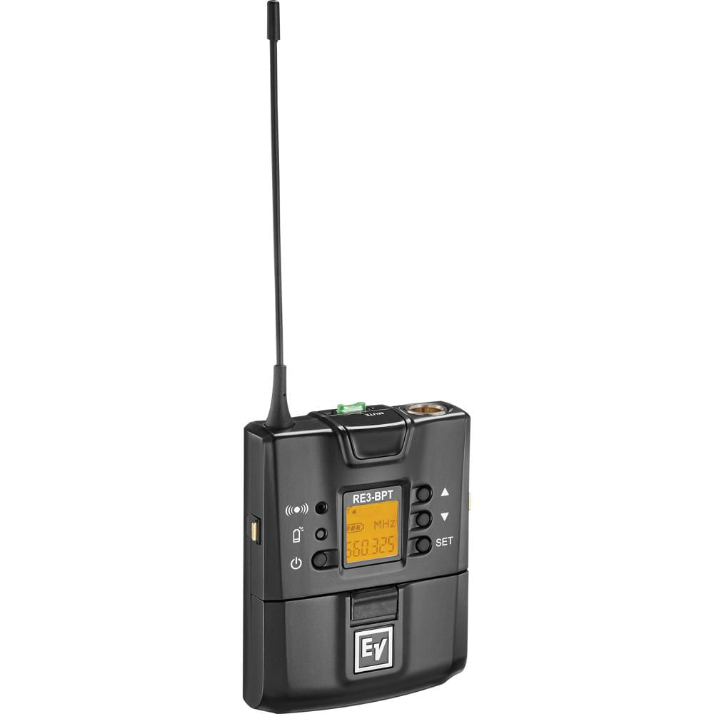 Electro-Voice RE3-BPT-5H Transmisor Bodypack UHF 560-596 MHz con 1440 Frecuencias Seleccio