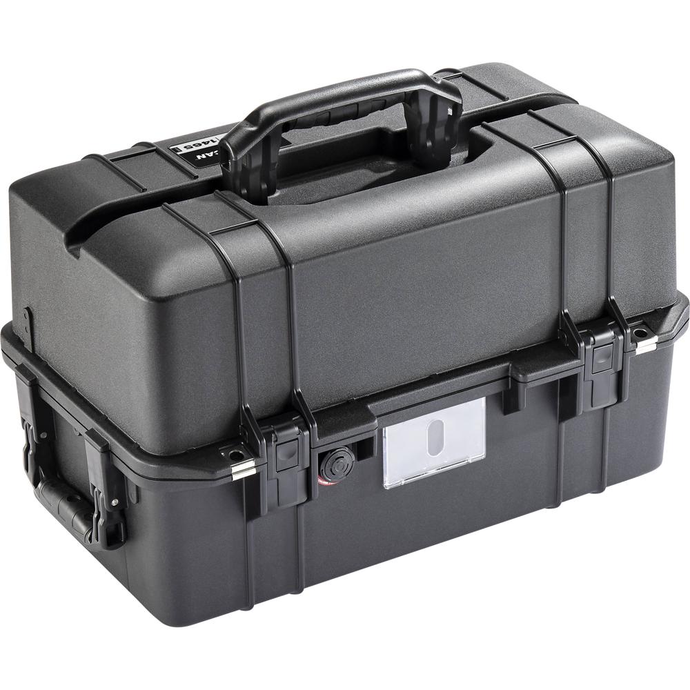 Pelican 1465 Air Case - Estuche Impermeable y a Prueba de Polvo con Espuma, Color Negro, D