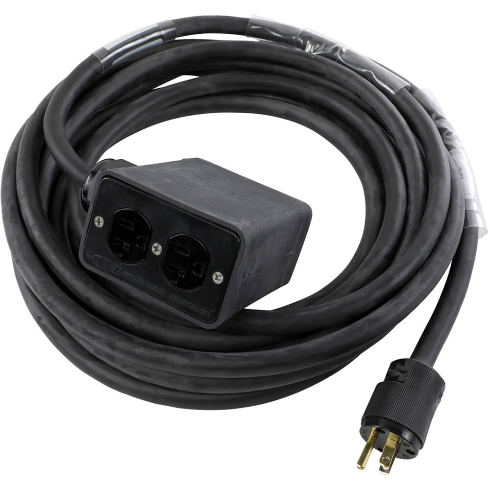 Lex Products Caja Cuádruple 15A con Cable de 25'