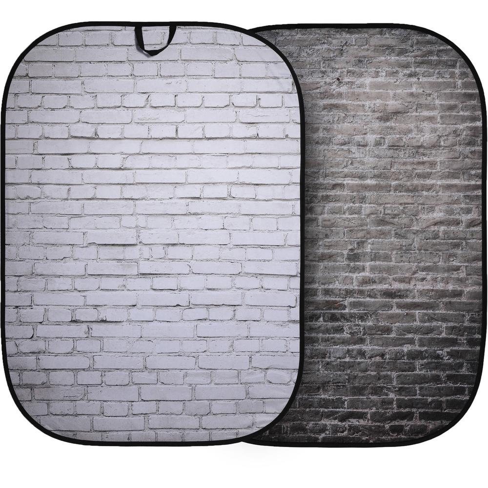 Manfrotto Fondo Colapsable 5 x 7' Brick Blanco/Gris