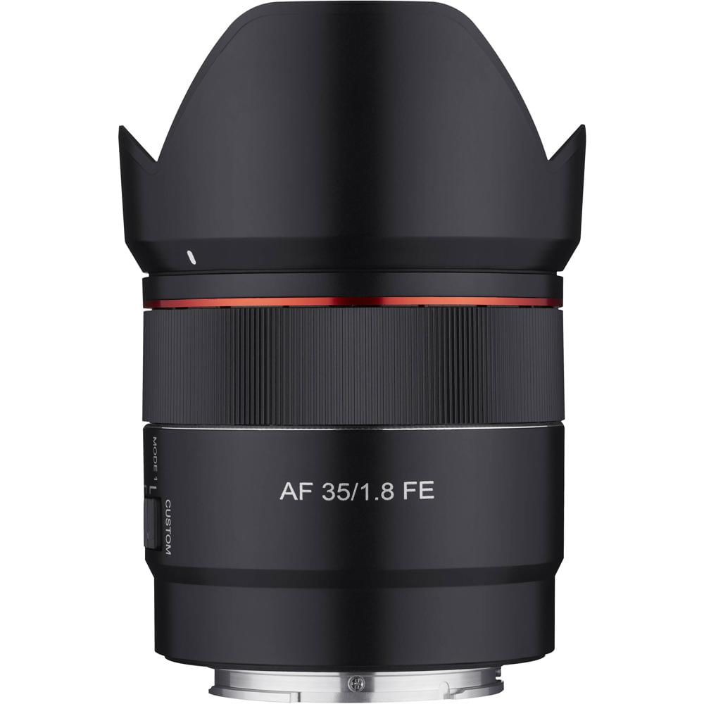 Samyang AF 35mm f/1.8 FE - Lente E-Mount para Sony Full-Frame, Apertura f/1.8, Sellado con