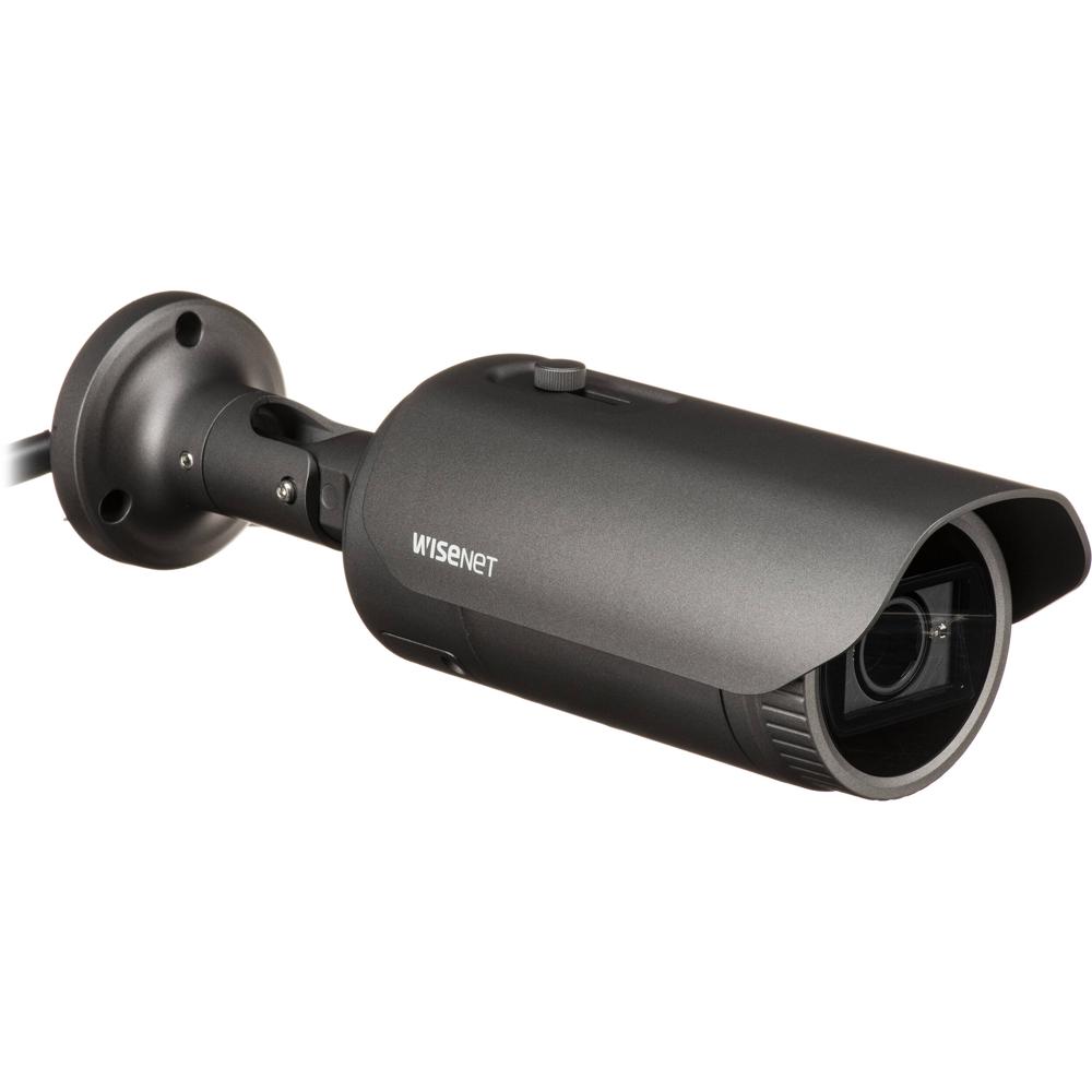 Hanwha Vision QNO-8080R Cámara de Seguridad Bullet 5MP para Exterior con Visión Nocturna