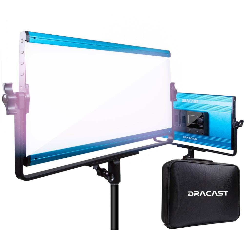Dracast X Series LED1000 Panel LED Bi-Color 3200-5600K 1275 Lux 17x8""