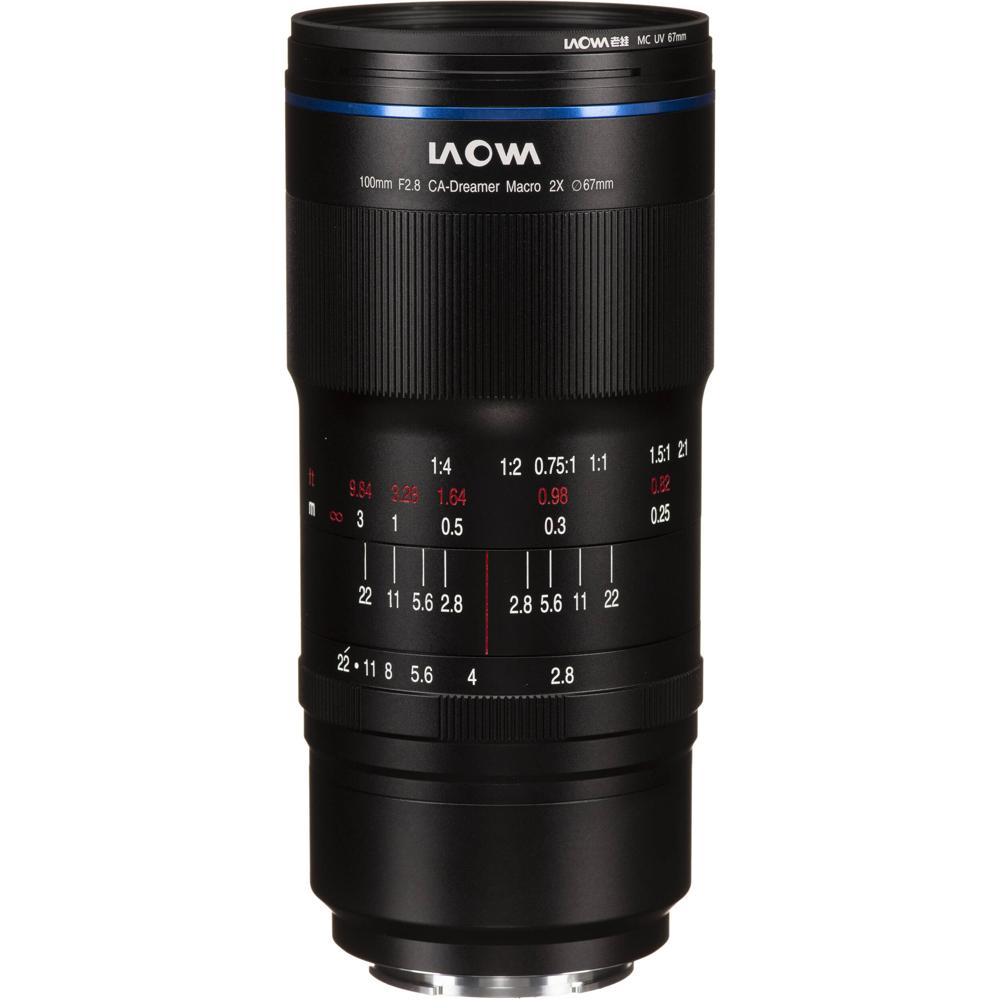 Venus Optics Laowa 100mm f/2.8 2X Ultra Macro APO Lens - E-Mount, Abertura f/2.8 a f/22, D