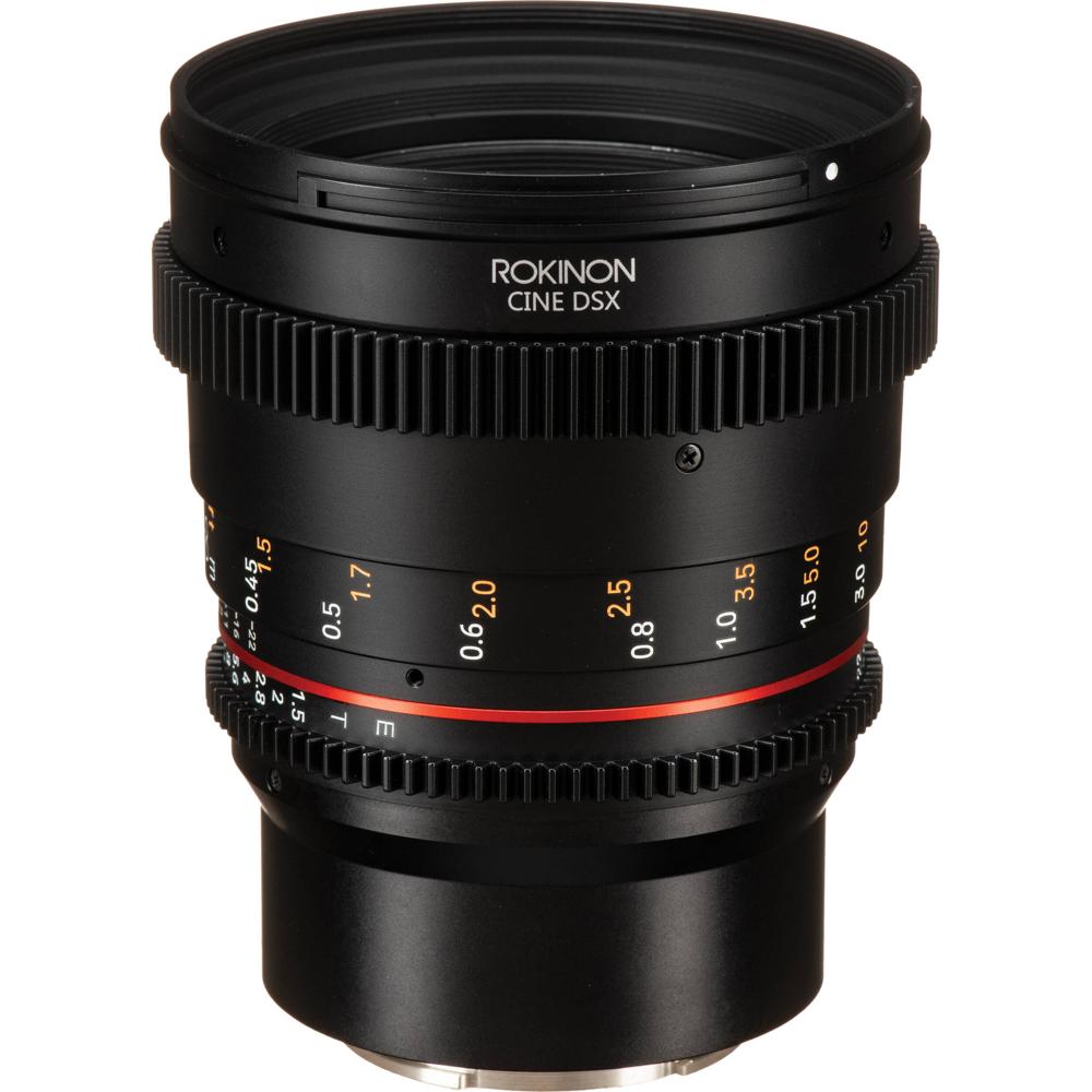 Rokinon 50mm T1.5 DSX Cine Lens Sony E - Lente de Cine de Alta Velocidad, Iris de 9 Palas,