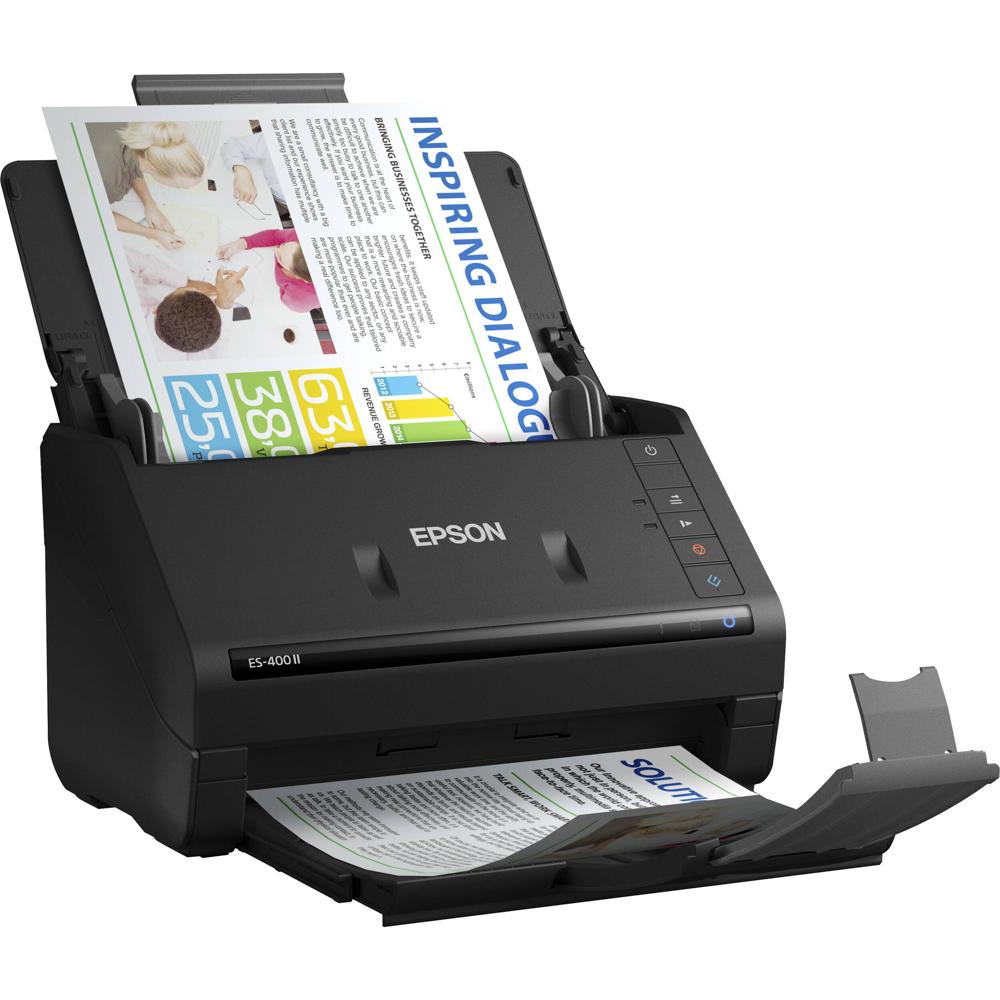 Epson Escáner de Documentos ES-400 II Duplex ADF 50 Hojas, 600 dpi, 35 ppm