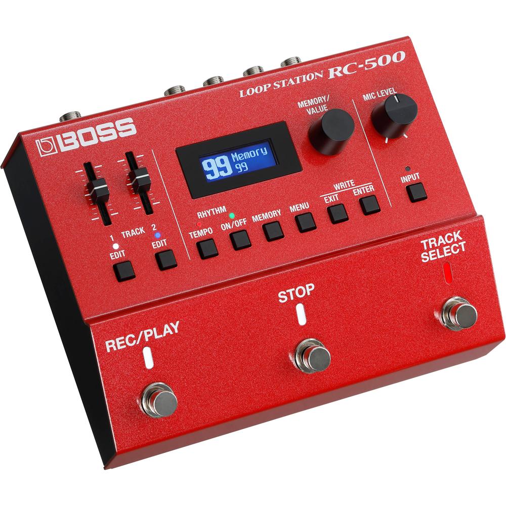 BOSS Loop Station Pedal RC-500 con 13 Horas de Grabación Estéreo, 99 Memorias y Efectos