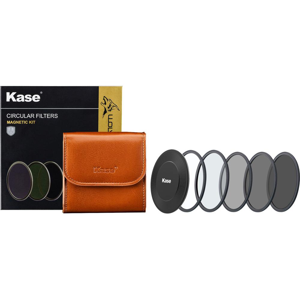 Kase Filtro Magnético Profesional de Densidad Neutra 77mm Wolverine Kit II - Incluye Filt