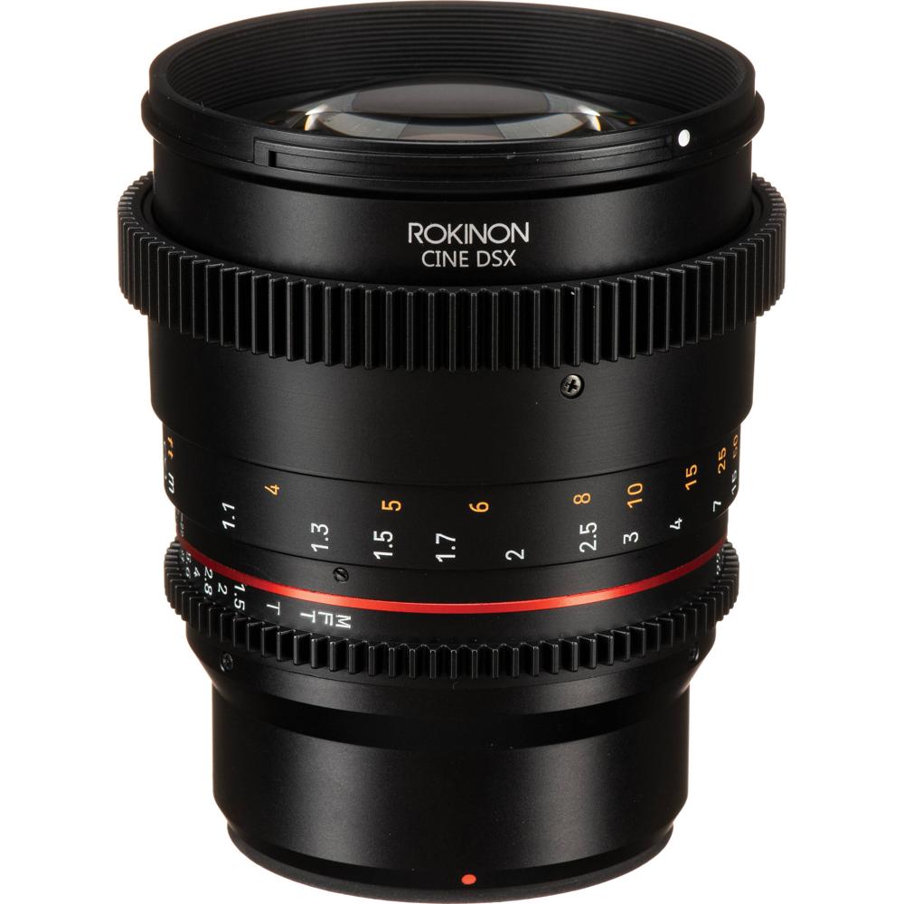 Rokinon 85mm T1.5 DSX Cine Lens MFT - Lente de Cine de Alta Velocidad, Iris de 9 Palas, Se