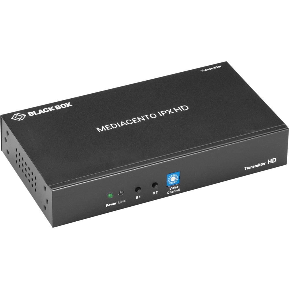 Black Box Extensor HDMI-over-IP MediaCento IPX 1080p, Transmisión hasta 100m, PoE