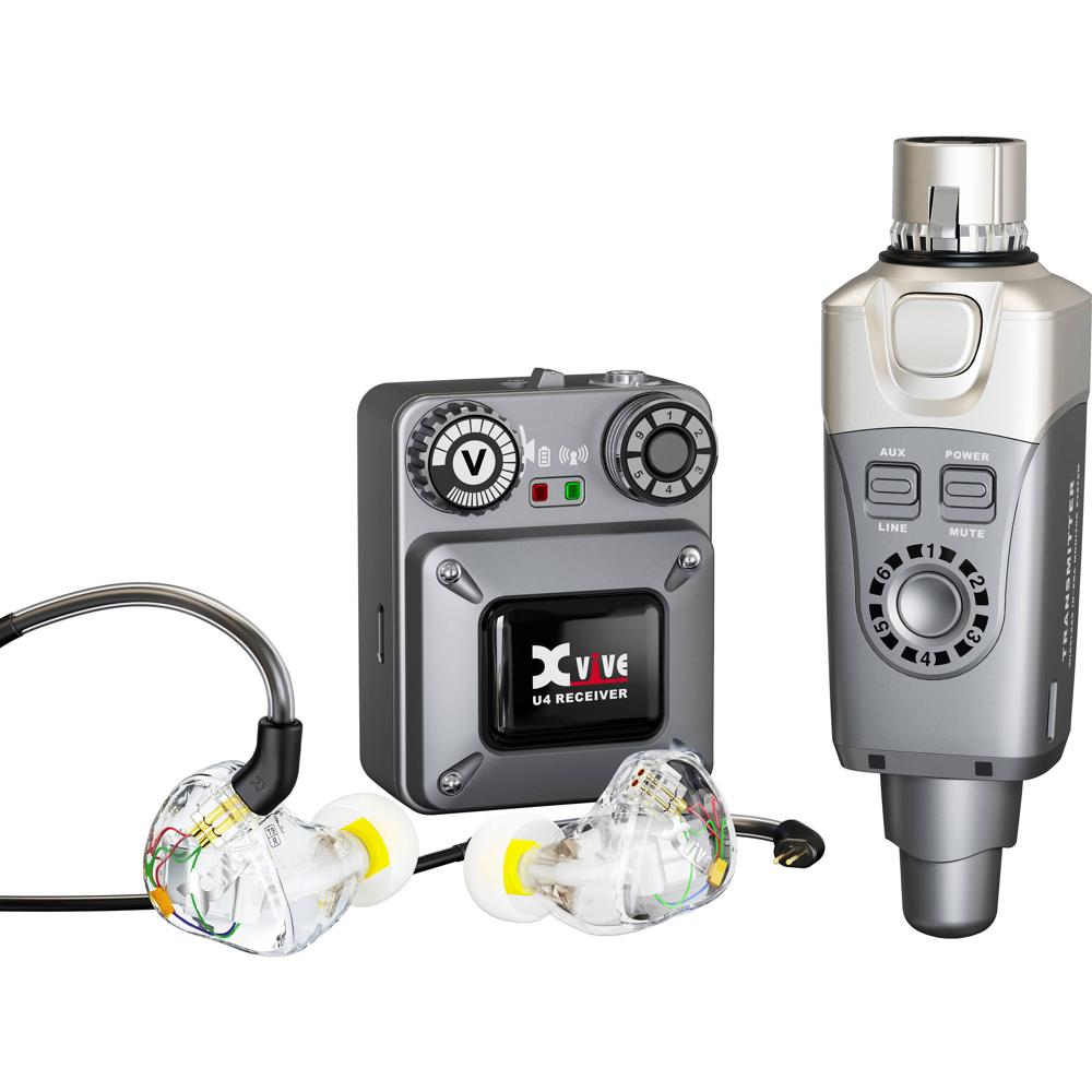 Xvive Audio U4T9 Sistema In-Ear Monitor Inalámbrico con Monitores T9