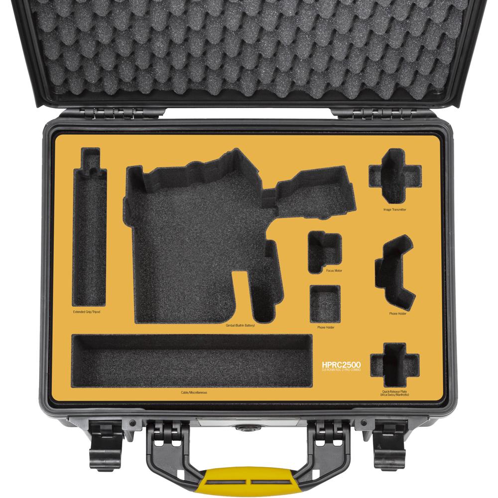 HPRC Estuche Duro Impermeable para DJI RSC 2 Pro Combo - Resistente a Impactos, Con Compar