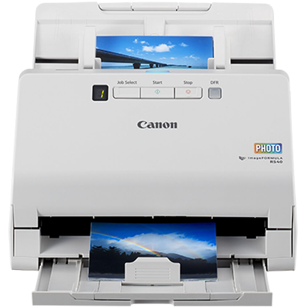 Canon imageFORMULA RS40 Escáner de Documentos y Fotos, 600 dpi, 40 ppm, ADF de 60 Hojas,