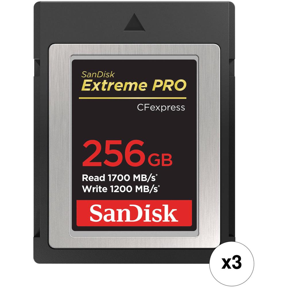 SanDisk Tarjeta CFexpress 256GB Extreme PRO Type B - Velocidades de hasta 1700 MB/s