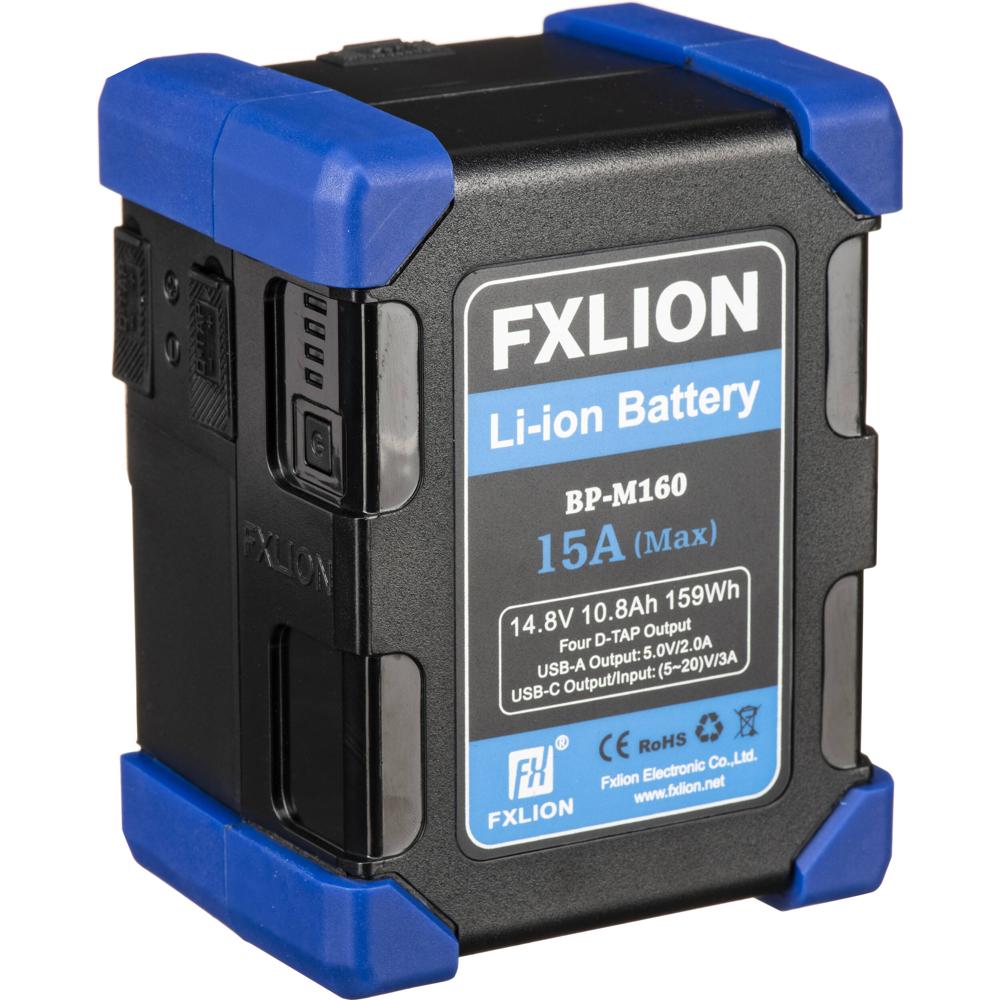 FXLion Batería de Alta Potencia 14.8V Square 159Wh V-Mount con Salidas D-Tap y USB