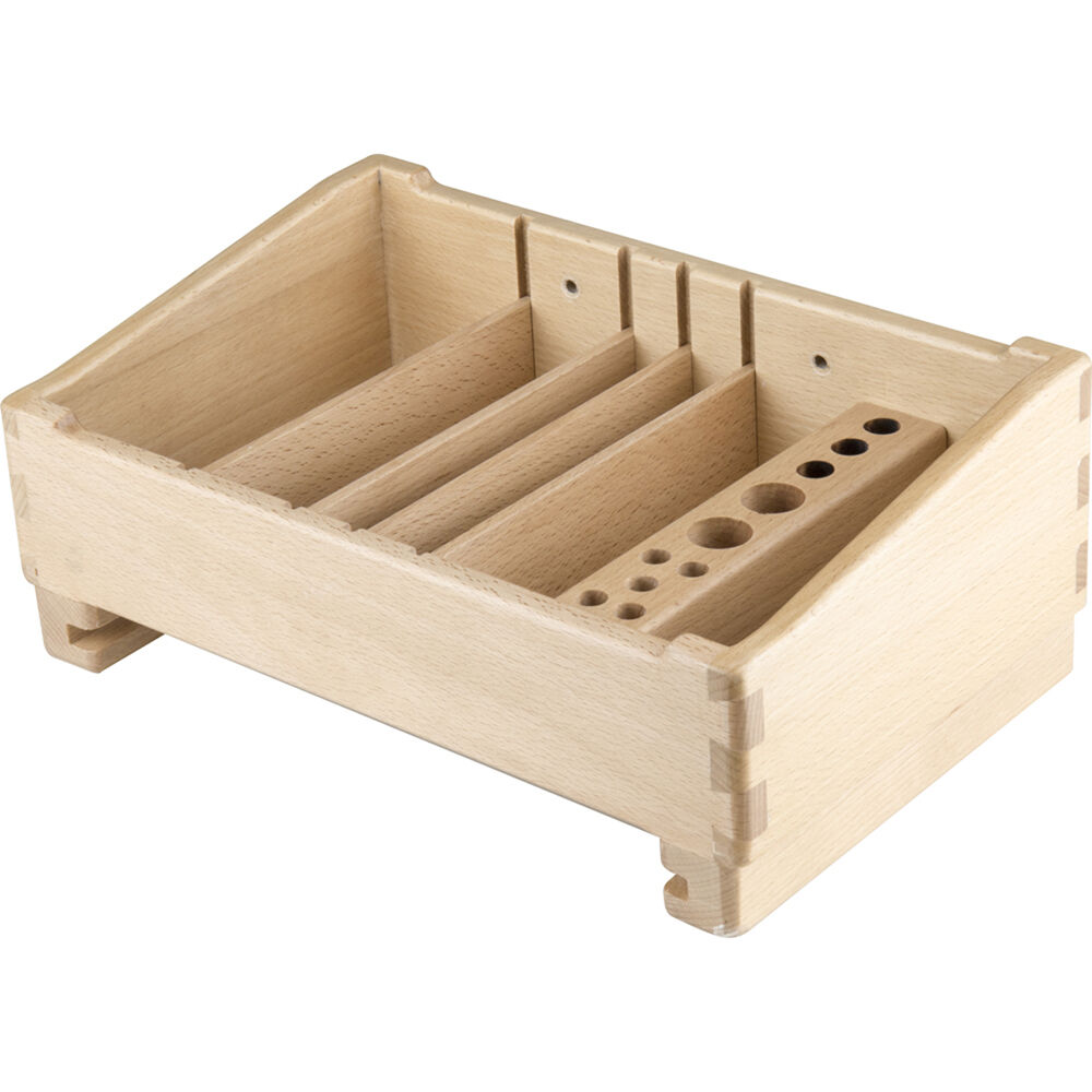 Kupo Caja Frontal para Asistente de Cámara de Madera de Haya Europea con Divisores Removi