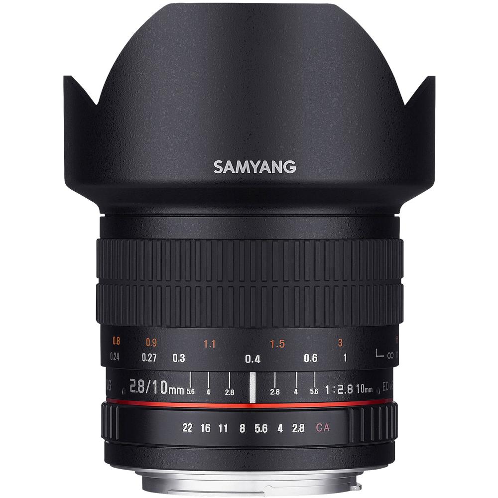 Samyang 10mm f/2.8 ED AS NCS CS Lente para Micro Cuatro Tercios, Abertura f/2.8, Elementos