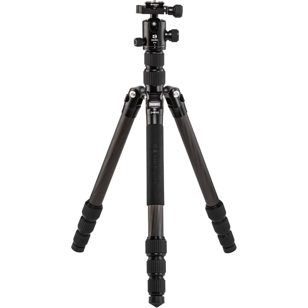 Benro Tripster Tripode de Viaje 2 Series Carbono Negro, Altura Máxima 61.4"", Capacidad de