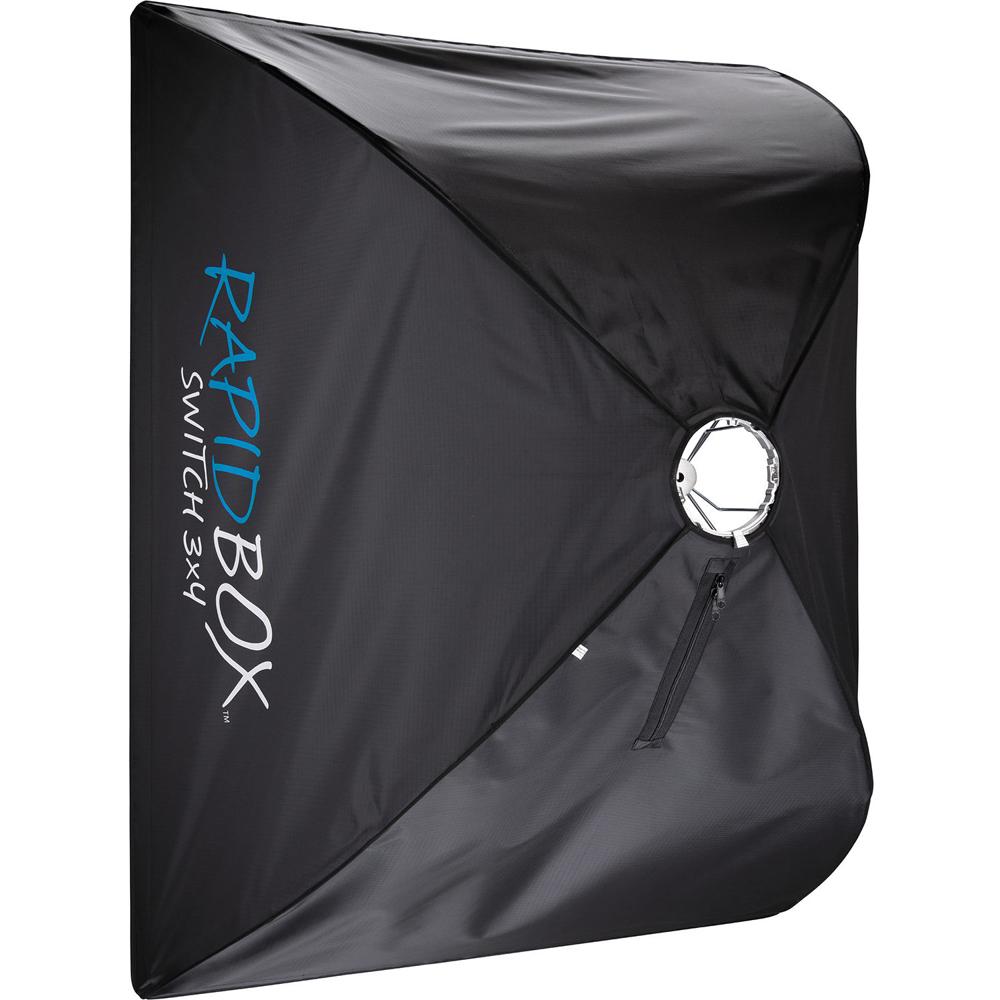 Westcott Softbox Rapid Box Switch 3 x 4' - Estructura Metálica, Tejido Resistente al Calo