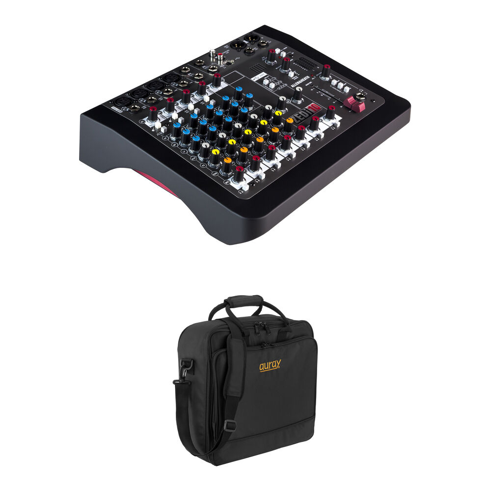 Allen & Heath ZEDi-10 Mezclador Híbrido con Interfaz USB y Bolsa Acolchada