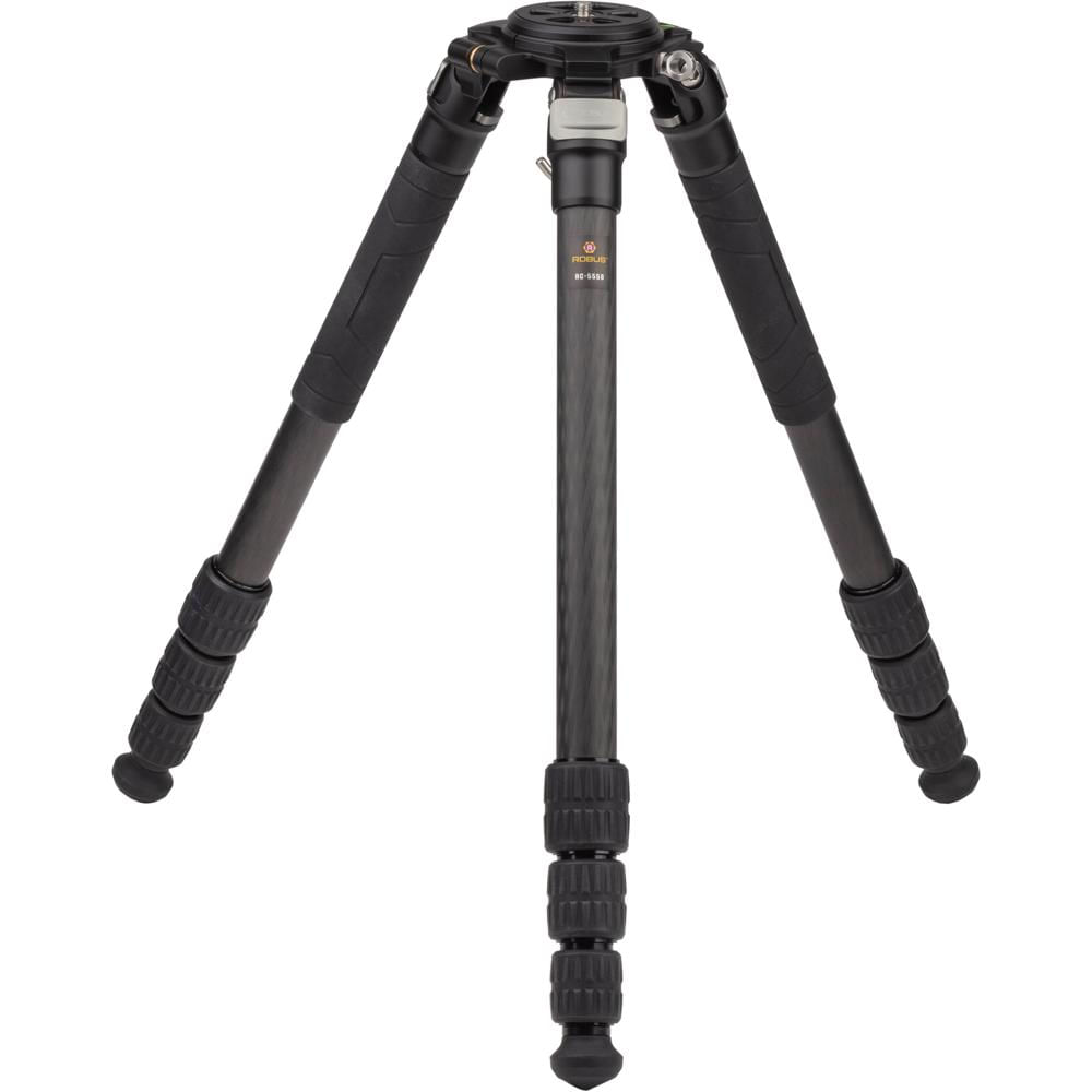 Robus Tripode de Carbono RC-5558 Vantage Series 3 - Capacidad de Carga 55 lb, Altura Máxi