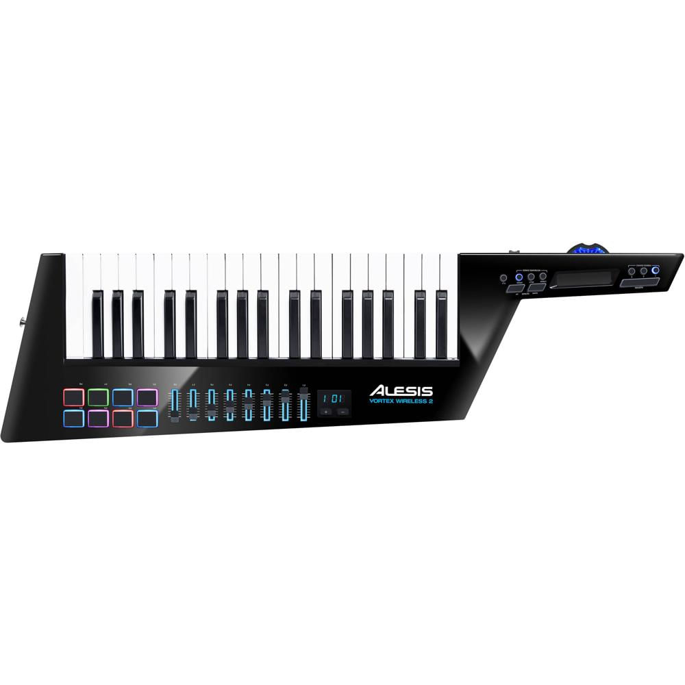 Alesis Vortex Wireless 2 Controlador Keytar USB/MIDI - 37 Teclas Sensibles a la Velocidad,