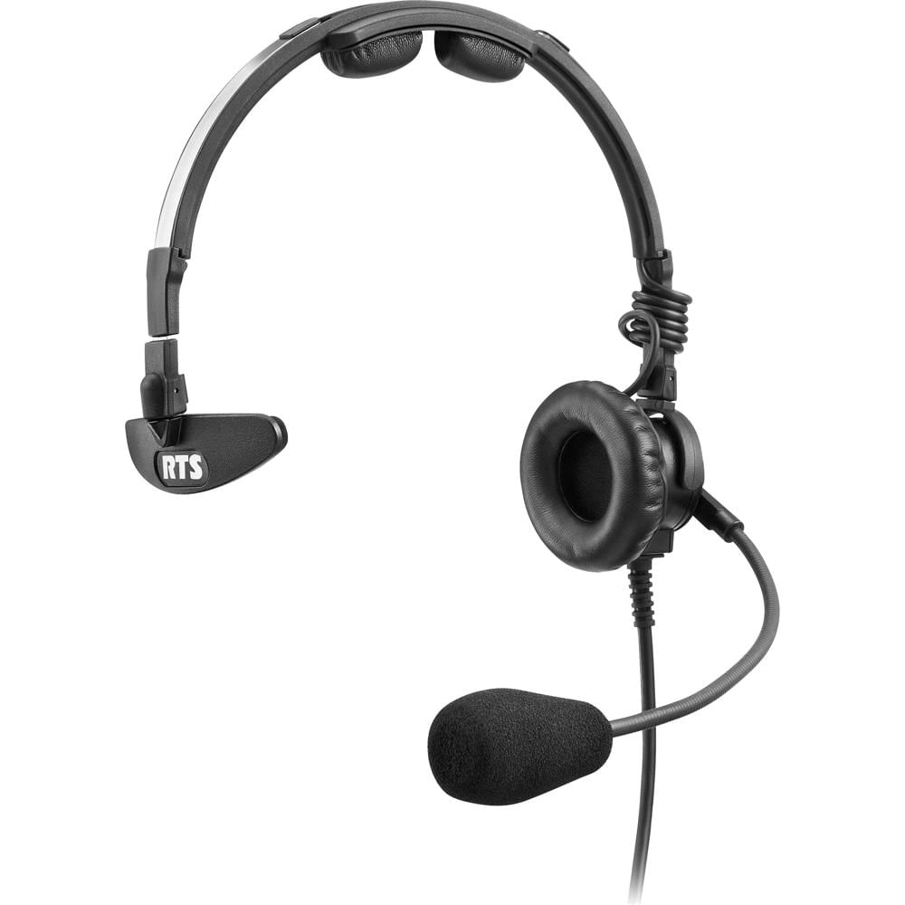 RTS LH-300 Auricular de Transmisión Ligero con Micrófono Dinámico y Conector XLR de 4 P