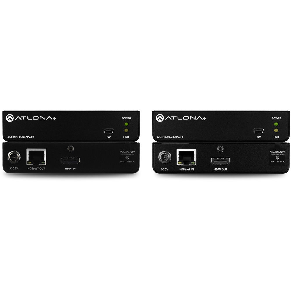 Atlona Kit Transmisor y Receptor HDMI 4K HDR over HDBaseT - Soporta DCI 4K a 60 Hz, Compre