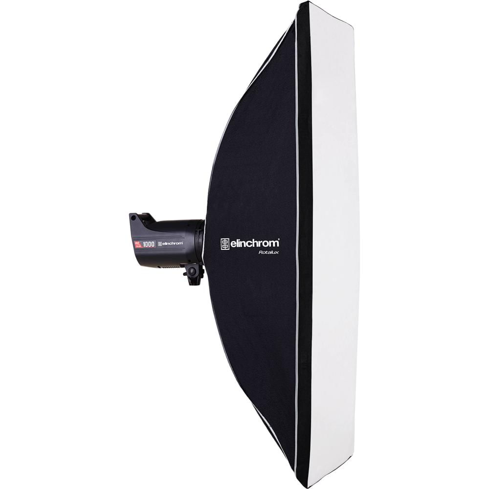Elinchrom Rotalux Stripbox 20 x 51"" Softbox con Difusores Removibles y Interior Plateado