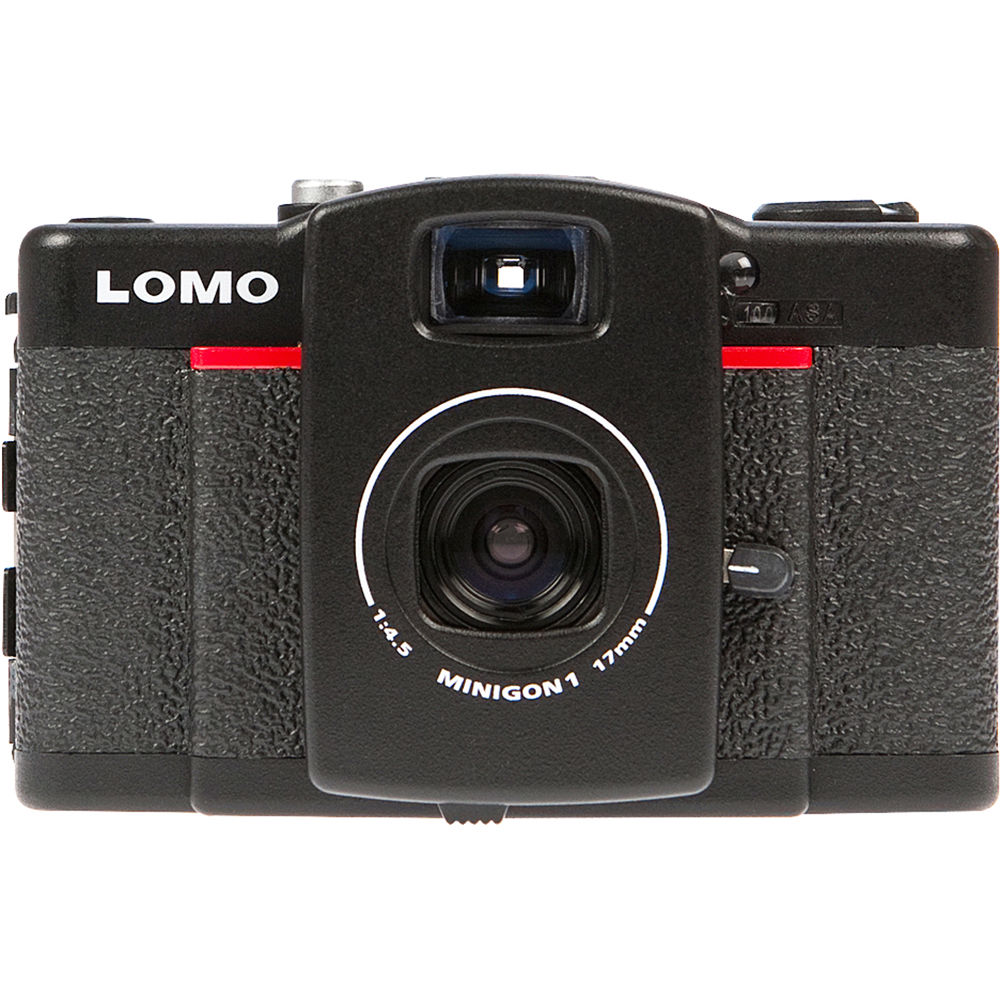 Lomography LC-Wide Cámara 35mm con Lente Ultrawide Minigon 1 de 17mm f/4.5, Selector de F