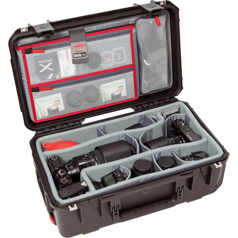 SKB iSeries 2011-7 Case - Estuche Impermeable para 2 Cámaras y 7 Lentes con Organizadores