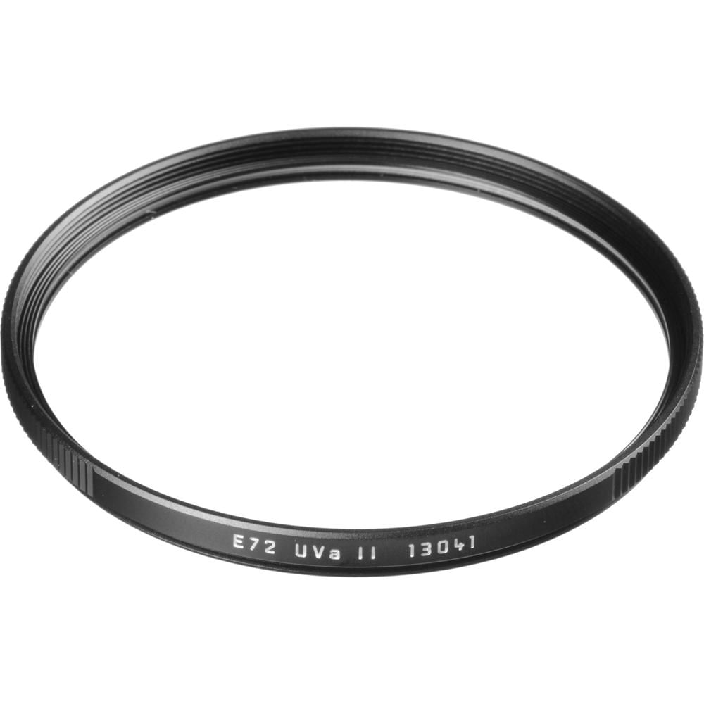 Leica Filtro UV E72 UVa II - 72mm, Cristal Óptico, Multicapa, Anillo de Aluminio