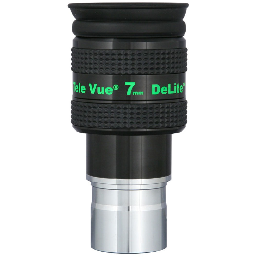 Tele Vue DeLite 7mm Ocular 1.25"" - 62° Campo de Visión, 20mm de Distancia de Ojos, Ópti