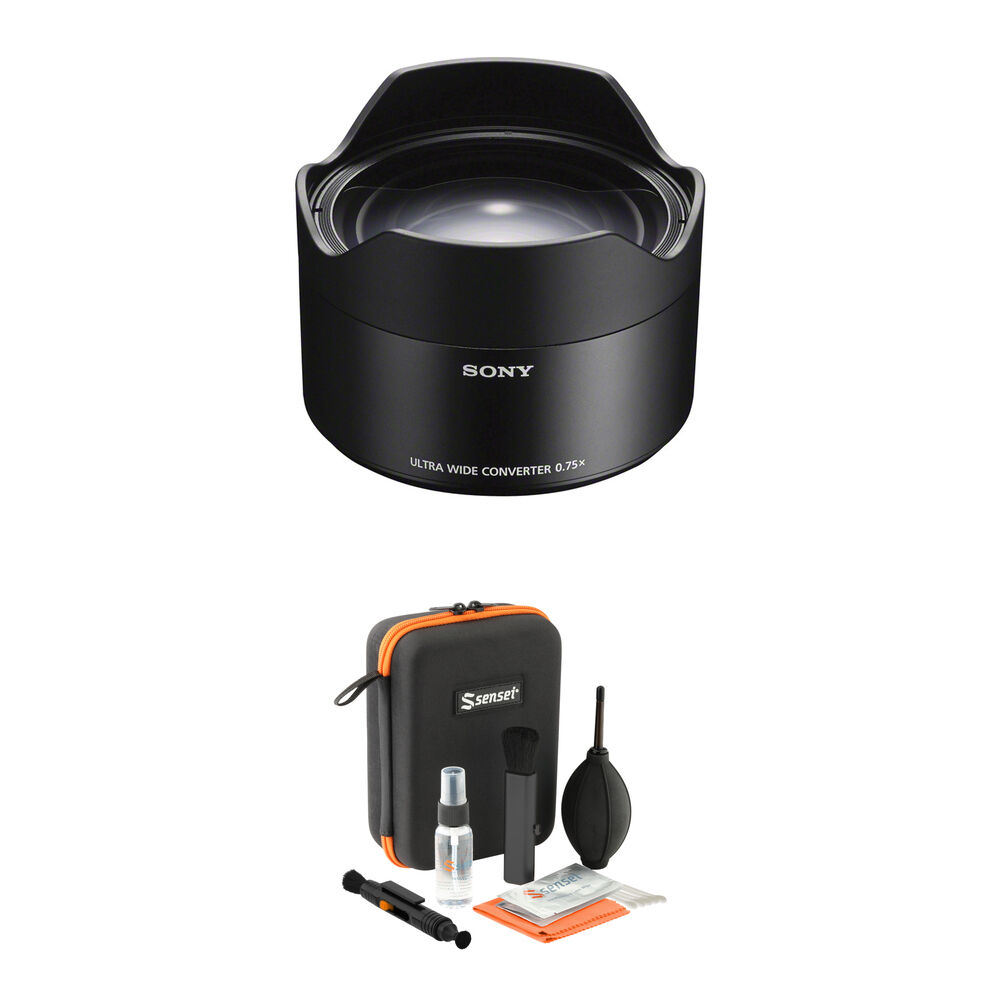 Sony Lente de Conversión Ultra Gran Angular 21mm para Lente FE 28mm f/2 con Kit de Limpie