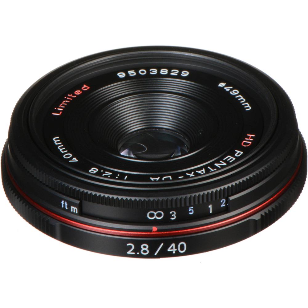 Pentax Lente HD DA 40mm f/2.8 Limited - Pancake, Montura K, Recubrimiento HD, Sistema de E