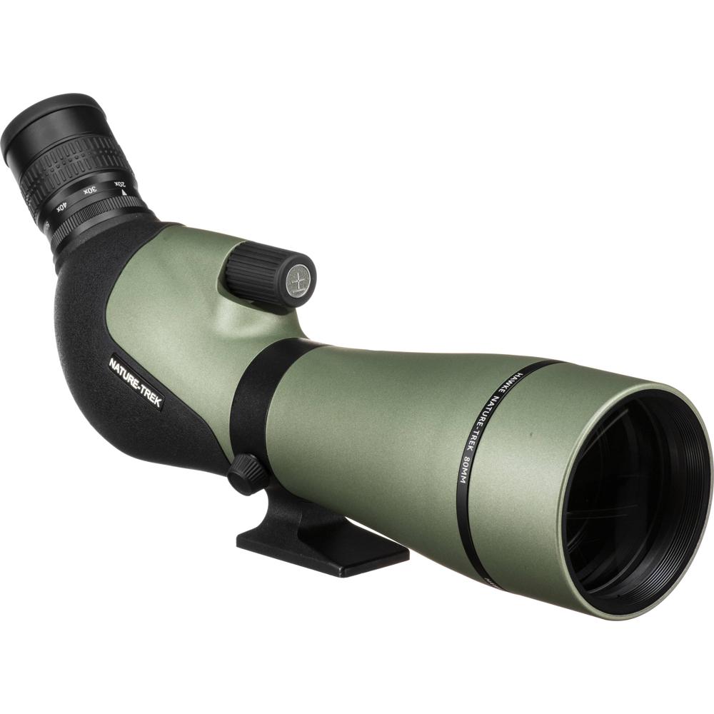 Hawke Nature-Trek 20-60x80 Telescopio de Observación Angulado - Lente Objetivo de 80mm, P