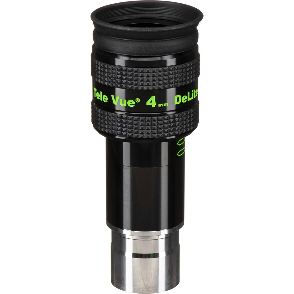 Tele Vue Ocular DeLite 4mm 1.25"" - 62° Campo de Visión, Óptica Multicapa, 20mm de Dista